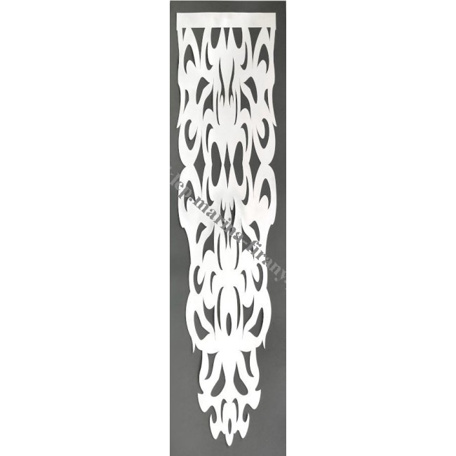 Panel ażurowy Royal 30x130 cm dwuwarstwowy biały - odrzut nr 244