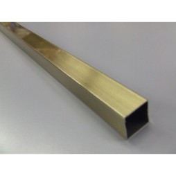 Drążek Kwadro złoto antyczne - 200cm