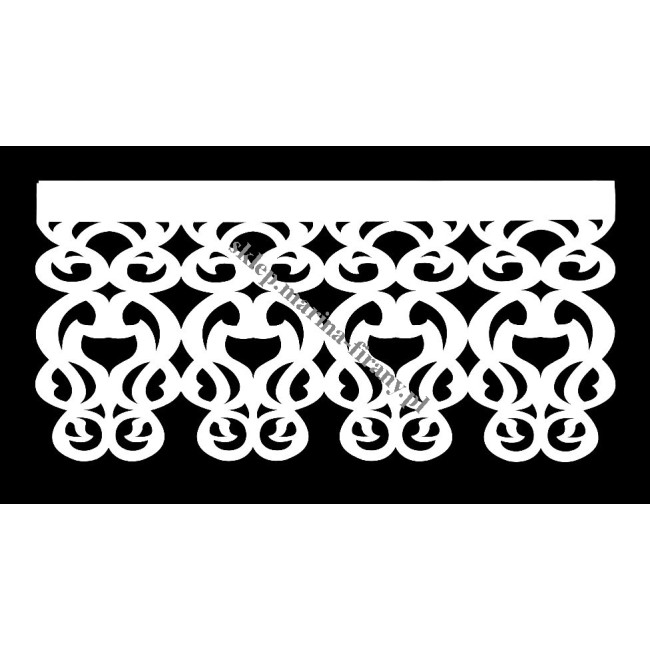 Ażur do firan wzór AZ68 Segment B