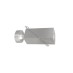 Końcówka Prostokąt do profilu / rury 20 mm inox Techno 20 Zegar - 1 szt.