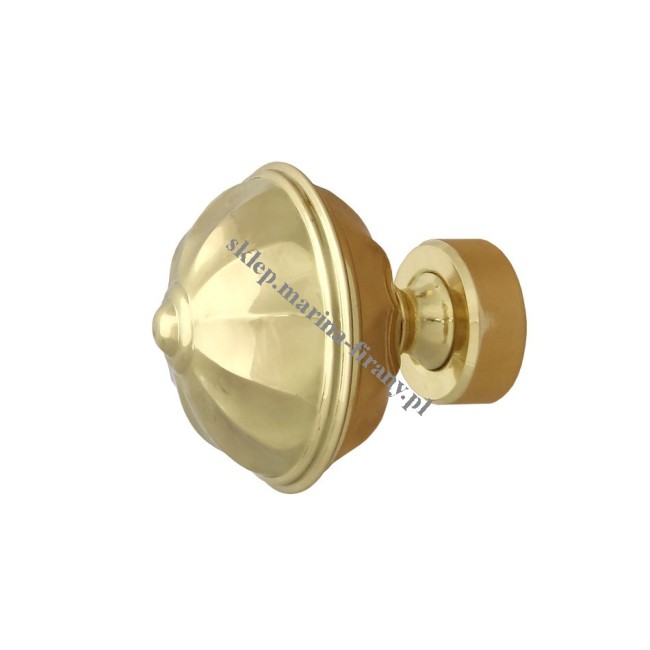 Końcówka duża ozdobna Talia Classic 30 poler mosiądz