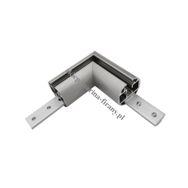 Łącznik kątowy stały 90° do profili szynowych Techno 30 inox – Zegar