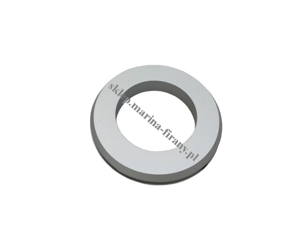 Przelotka średnia okrągła plastikowa inox - średnica wewnętrzna 36 mm - 10 szt