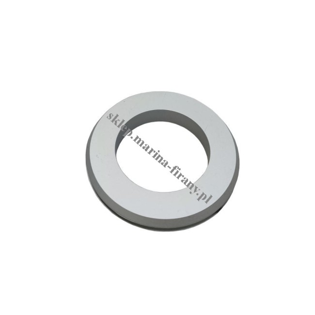 Przelotka średnia okrągła plastikowa inox - średnica wewnętrzna 36 mm - 10 szt