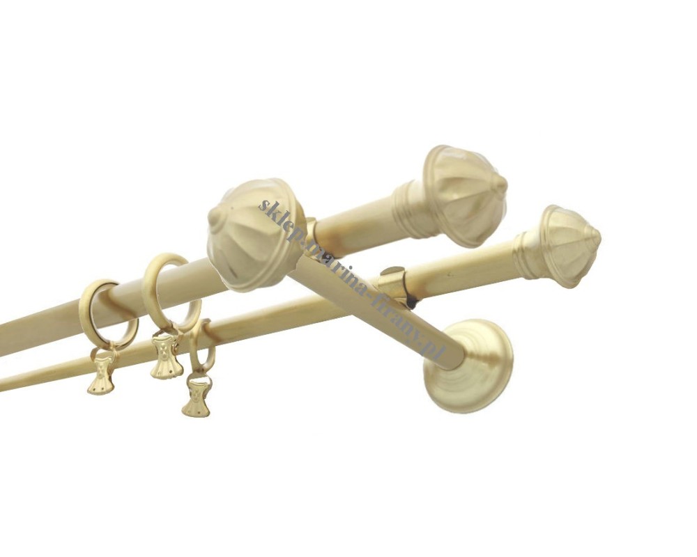 Karnisz podwójny mosiężny Classic fi 20 mm - TH0107