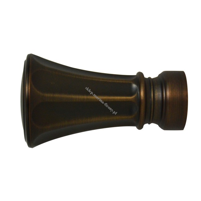 Końcówka Gral Residence fi 35 mm Fanfare bronze Marcin Dekor – para