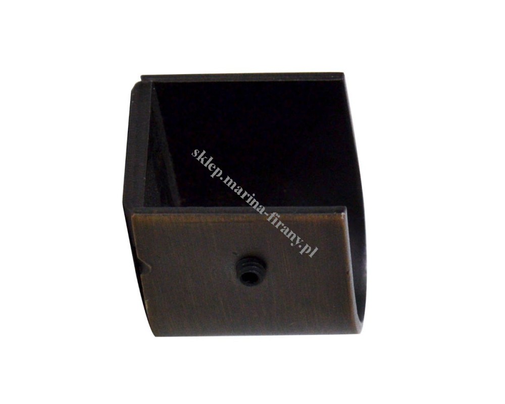 Wspornik boczny otwarty Gral fi 25 mm bronze