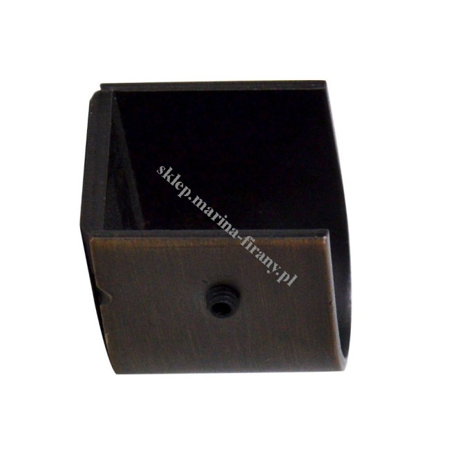 Wspornik boczny otwarty Gral fi 25 mm bronze