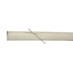 Drążek gładki Gral fi 25 biało - złoty - 160cm