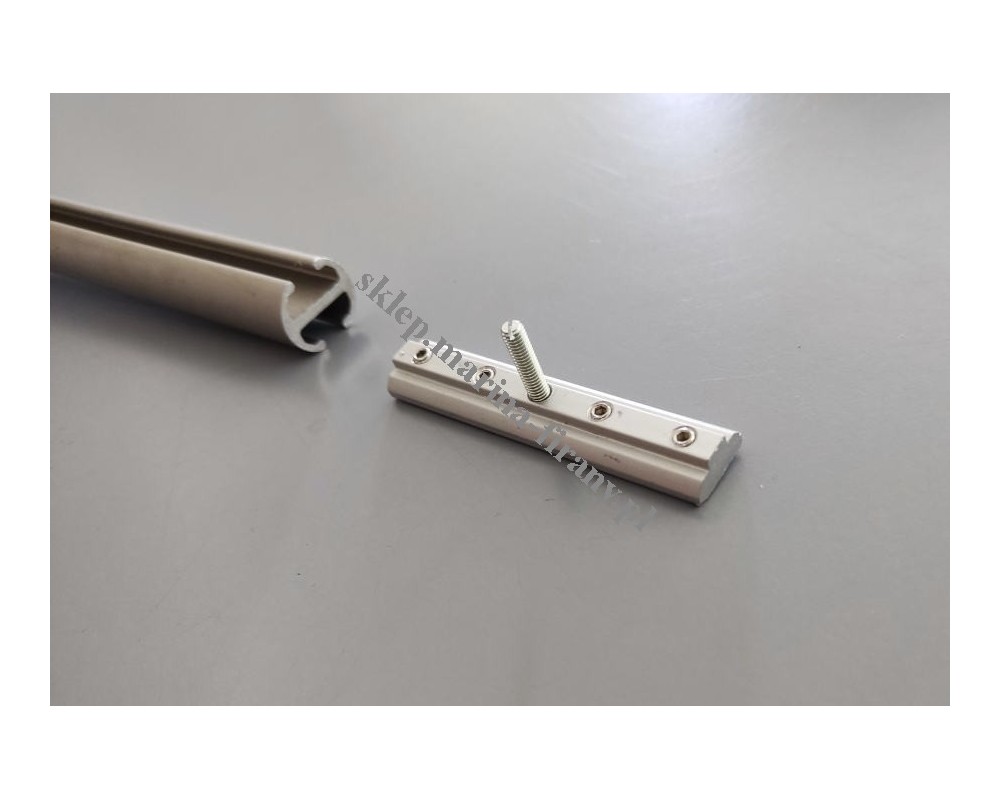 Łącznik z gwintem do profili - szyn Techno 20 mm  - 1 szt (aluminium)