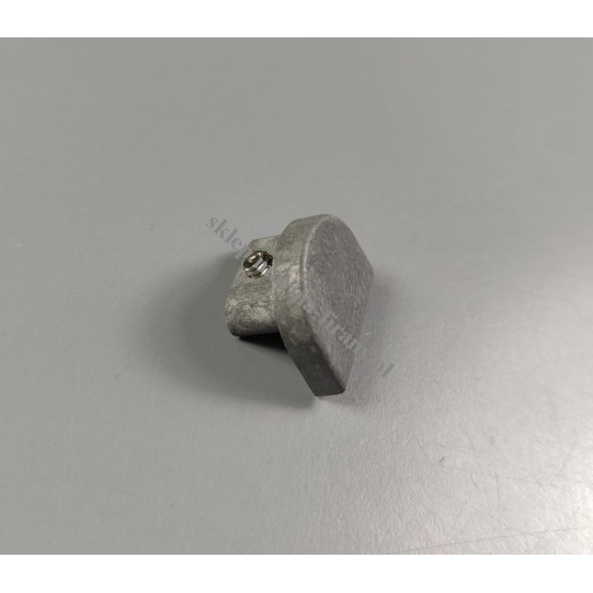 Końcówka do szyny Techno 15 szara - inox 1szt