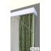 Maskownica - osłona aluminiowa 101 mm ścienna z dwiema szynami biała matowa P101V053