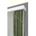 Maskownica - osłona aluminiowa 101 mm ścienna z dwiema szynami biała P101V003