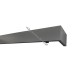Maskownica  - osłona aluminiowa 101 mm ścienna z dwiema szynami antracyt P101V063