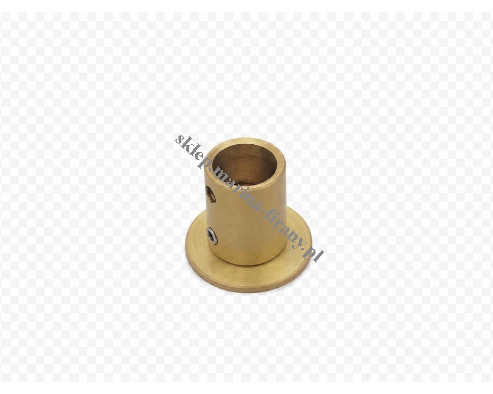 Wspornik wewnętrzny Techno 12 mm - satyna (mosiądz)