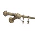 Karnisz pojedynczy mosiężny Classic fi 20 mm jasne antico TH0126