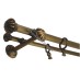 Karnisz podwójny mosiężny Classic fi 30/20 mm - TH0019