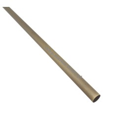 Rura mosiężna fi 12 mm - 150 cm jasne antico