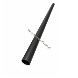 Drążek gładki - rura karnisza Gral fi 16 mm czarny matowy - 180cm