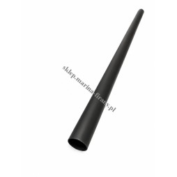 Drążek gładki - rura karnisza Gral fi 19 mm czarny matowy - 180cm