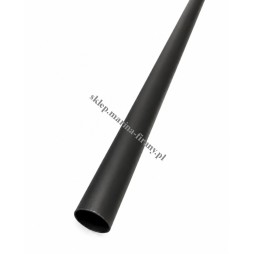 Drążek gładki - rura karnisza Gral fi 25 czarny matowy - 160cm