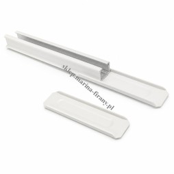 Łącznik płaski wsuwany do profilu MS1 i MS2 biały – 1 szt
