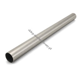 Rura gładka Gral fi 25 mm efekt stali 240 cm