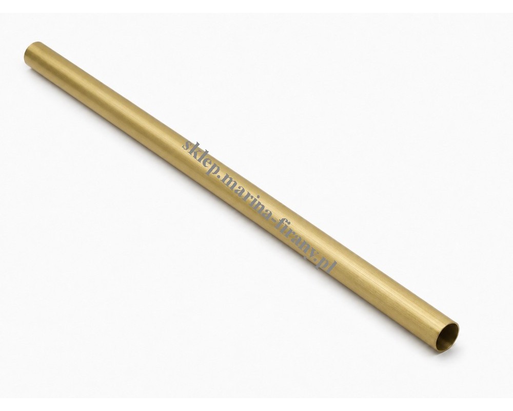 Rura mosiężna do karnisza fi 20 mm 175 cm satyna Zegar