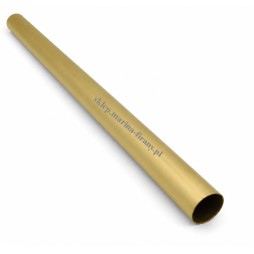Rura mosiężna do karnisza fi 30 mm 250 cm satyna Zegar