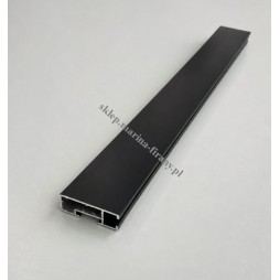 Profil szynowy Modern 40 dł. 200 cm - czarny matowy (aluminium)
