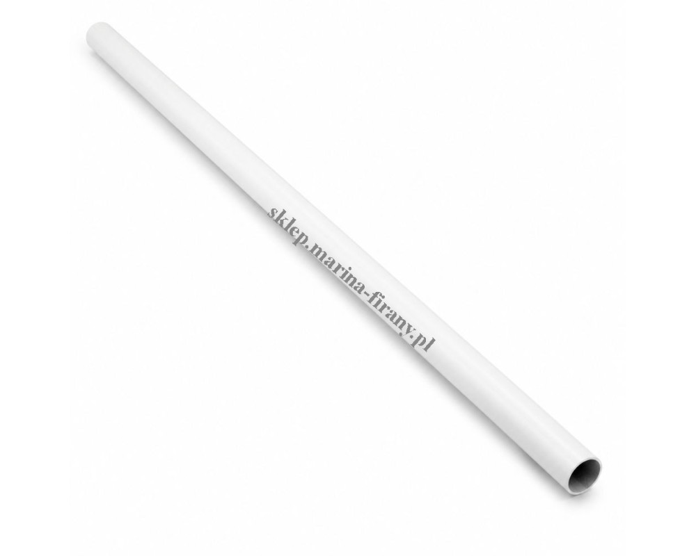 Rura karnisza Techno 20 mm dł. 250 cm - biały połysk (stal nierdzewna)