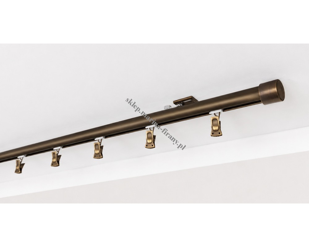 Szyna sufitowa Techno 20 mm jednotorowa antico SUW0046 – Zegar