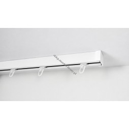 Szyna sufitowa aluminiowa Modern 25 jednotorowa biała MDH2513