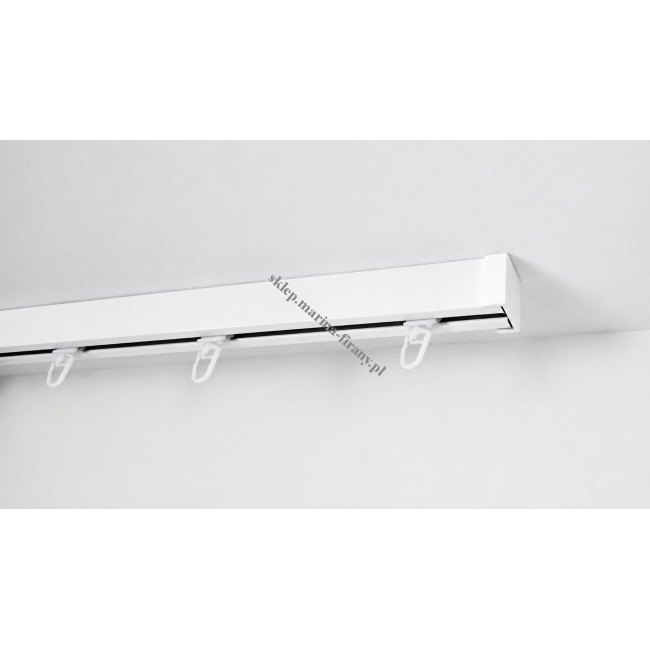 Szyna sufitowa aluminiowa Modern 25  jednotorowa biała MDH2513