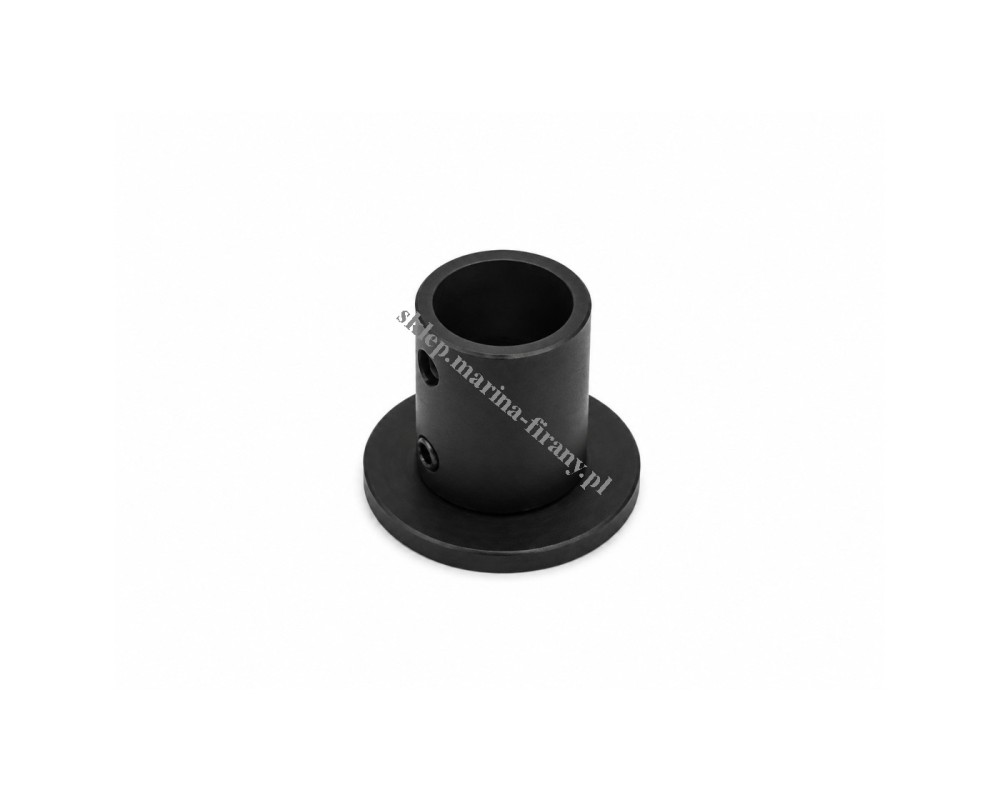 Wspornik wewnętrzny Techno 12 mm - czarny matowy (stal nierdzewna)