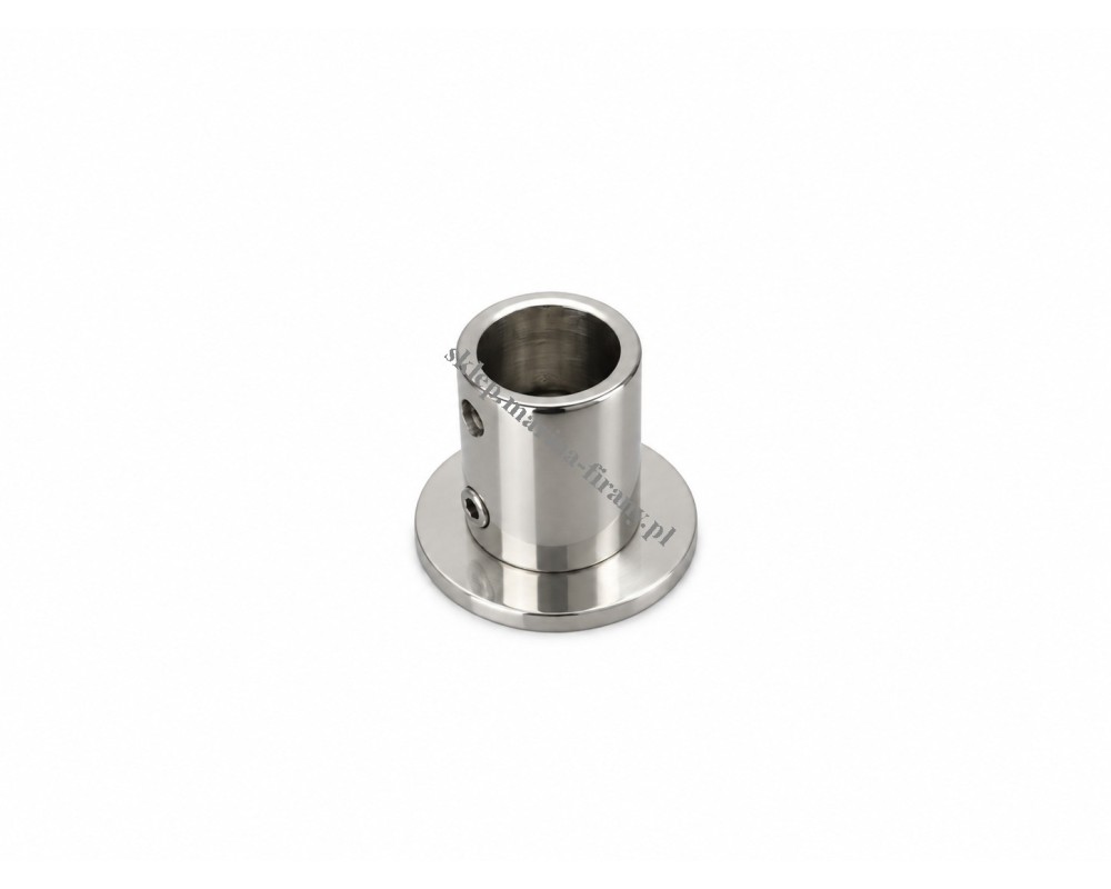 Wspornik wewnętrzny Techno do relingów - rur 12 mm w kolorze inox poler ( stal nierdzewna)