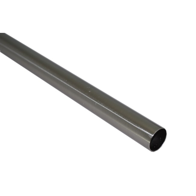 Drążek gładki 160cm Gral fi 25 efekt stali