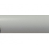 Karnisze Gral 19 mm: Kolor biały połysk