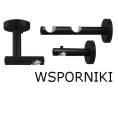 Wsporniki Techno 30 w kolorze czarnym matowym