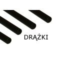 Rury karniszy Techno 30 w kolorze czarnym matowym